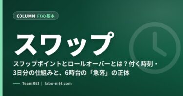 スワップポイントとロールオーバーとは？付く時刻・3日分の仕組みと、6時台の「急落」の正体