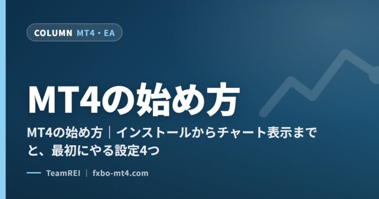 MT4の始め方
