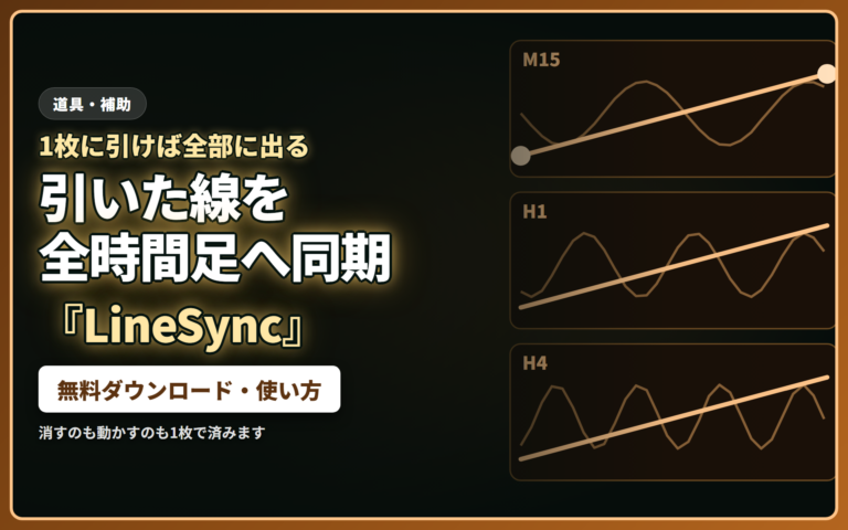 LineSync｜引いた線を全時間足へ同期