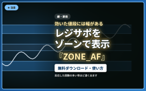 ZONE_AF｜何度も反応した値段を「帯」で自動表示します。回数が多い帯ほど濃く出ま